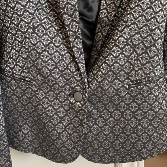 Tailored Floral Print Blazer/Suit Jacket RW&CO - Picture 4 of 8